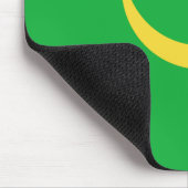 Mauritania Flag Mousepad Muismat (Hoek)