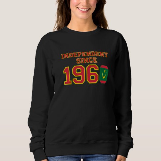 Mauritania - Independent Since 1960 Premium Trui (Voorkant)