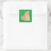 Mauritania Map Sticker (Tas)