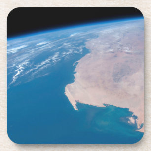 Mauritanië en de Westerne Sahara voor de kust van  Bier Onderzetter