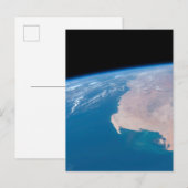 Mauritanië en de Westerne Sahara voor de kust van  Briefkaart (Voorkant / Achterkant)