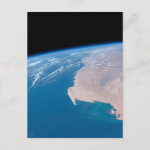 Mauritanië en de Westerne Sahara voor de kust van  Briefkaart