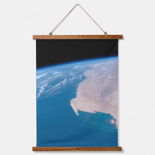 Mauritanië en de Westerne Sahara voor de kust van  Hangend Wandkleed (Voorkant)