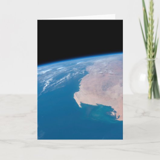 Mauritanië en de Westerne Sahara voor de kust van  Kaart (Voorkant)