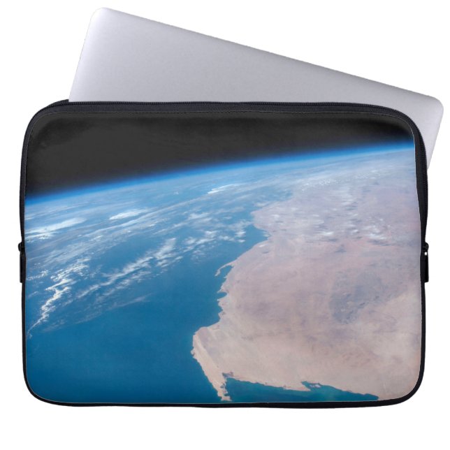Mauritanië en de Westerne Sahara voor de kust van  Laptop Sleeve (Voorkant)