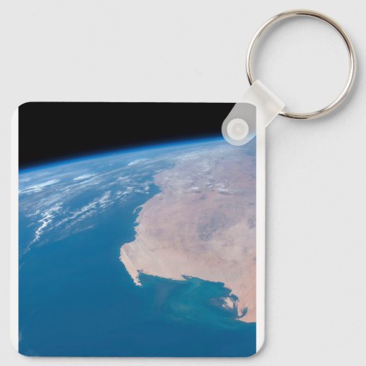 Mauritanië en de Westerne Sahara voor de kust van  Sleutelhanger (Achterkant)