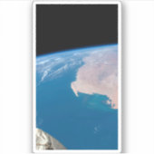 Mauritanië en de Westerne Sahara voor de kust van  Sticker (Voorkant)