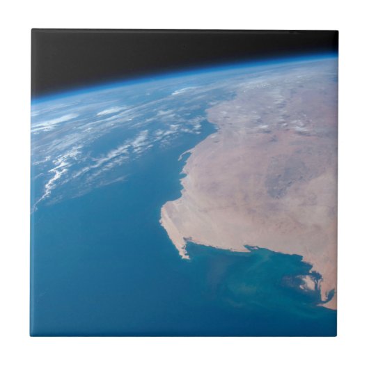 Mauritanië en de Westerne Sahara voor de kust van  Tegeltje (Voorkant)