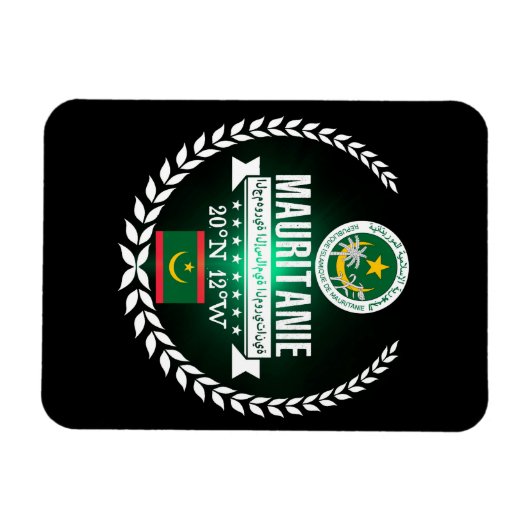 Mauritanië Magneet (Horizontaal)