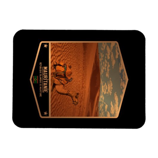 Mauritanië Magneet (Horizontaal)