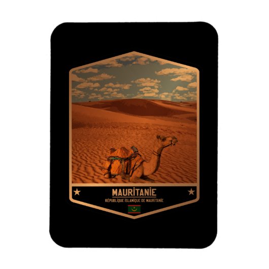 Mauritanië Magneet (Verticaal)