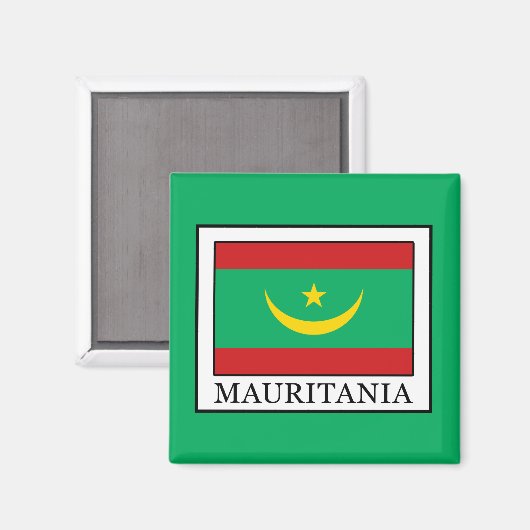 Mauritanië Magneet (Voorkant / Achterkant)