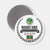 Mauritanië Magneet (Voorkant / Achterkant)