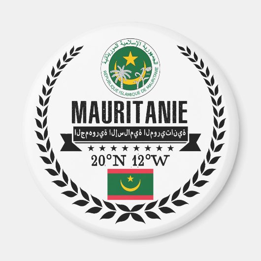Mauritanië Magneet (Voorkant)