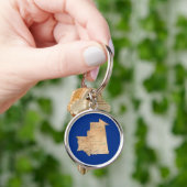 Mauritanië Map Sleutelhanger (Hand)