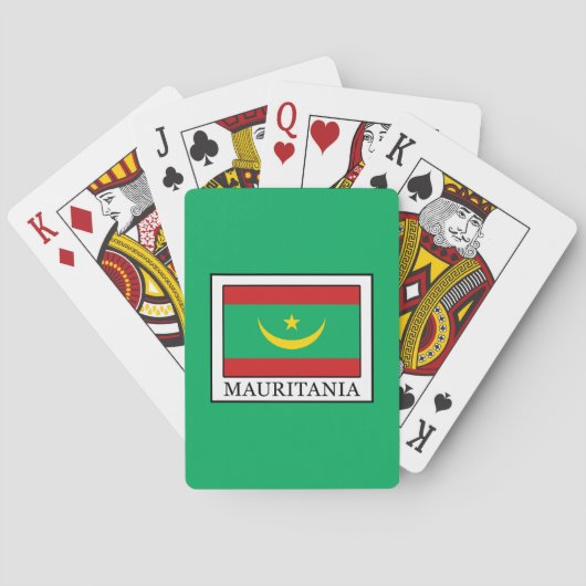 Mauritanië Pokerkaarten (Achterkant)
