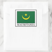 Mauritanië Rechthoekige Sticker (Tas)