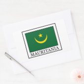 Mauritanië Rechthoekige Sticker (Envelop)