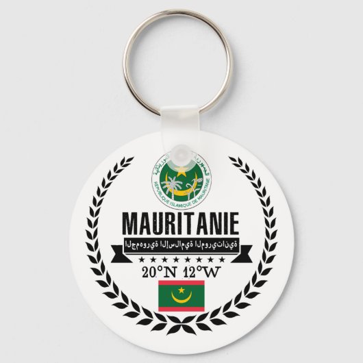 Mauritanië Sleutelhanger (Voorkant)