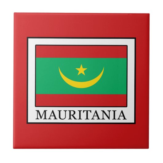 Mauritanië Tegeltje (Voorkant)