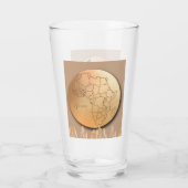 Mauritanië x Afrika | 2 Siden Glas (Achterkant)