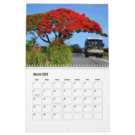Mauritiaanse kalender (Mar 2026)