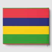 Mauritiaanse vlag gastenboek (Achterkant)
