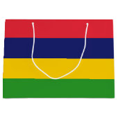Mauritiaanse vlag groot cadeauzakje (Voorkant)