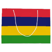 Mauritiaanse vlag groot cadeauzakje (Achterkant)