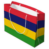 Mauritiaanse vlag groot cadeauzakje (Achterkant Gekanteld)