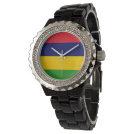 Mauritiaanse vlag horloge