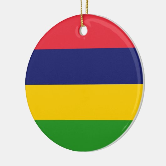 Mauritiaanse vlag keramisch ornament (Links)