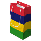 Mauritiaanse vlag klein cadeauzakje (Achterkant Gekanteld)
