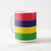 Mauritiaanse vlag koffiemok (Voorkant links)