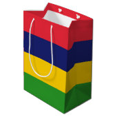 Mauritiaanse vlag medium cadeauzakje (Achterkant Gekanteld)