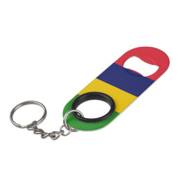 Mauritiaanse vlag mini flessenopener