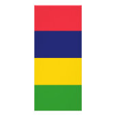 Mauritiaanse vlag reclamekaart (Achterkant)