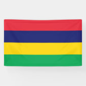 Mauritiaanse vlag spandoek (Horizontaal)