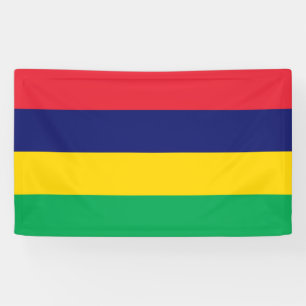 Mauritiaanse vlag spandoek
