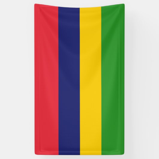 Mauritiaanse vlag spandoek (Verticaal)