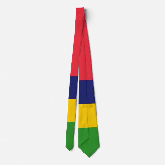Mauritiaanse vlag stropdas (Achterkant)
