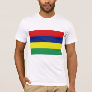 Mauritiaanse vlag t-shirt