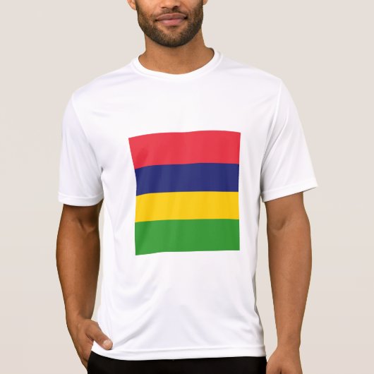 Mauritiaanse vlag t-shirt (Voorkant)