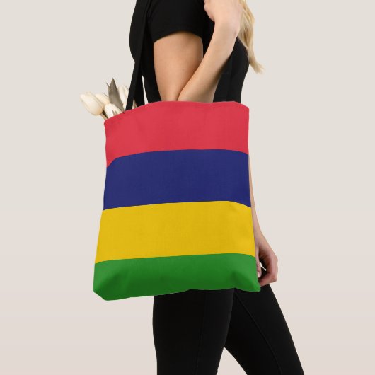 Mauritiaanse vlag tote bag (Dichtbij)