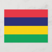Mauritiaanse vlag, vlag van Mauritius Briefkaart (Voorkant)