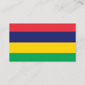 Mauritiaanse vlag, vlag van Mauritius Visitekaartje (Voorkant)