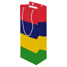 Mauritiaanse vlag wijn cadeautas