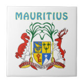Mauritiaanse wapenstilstand tegeltje (Voorkant)