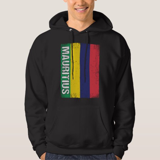 Mauritian Flag Mauritius Hoodie (Voorkant)