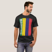 Mauritian Flag Mauritius T-shirt (Voorkant volledig)
